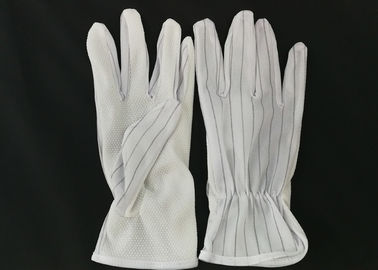 ESD Stripe Splicing Anti Static Hand Gloves Point Plastic Washable Material