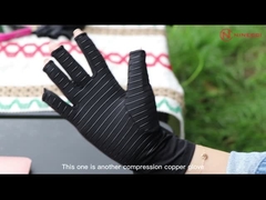 목화 장갑 세 봉쇄 등에 줄이 긴 수명